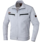 長袖ダブルジップブルゾン アジトスタンダード シルバーグレー 4L AZ11402-003-4L