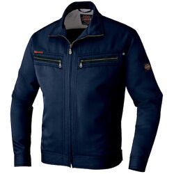 長袖ダブルジップブルゾン アジトスタンダード ネイビー M AZ11402-008-M