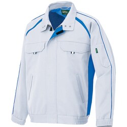 長袖ブルゾン(男女兼用)AZ1701 シルバーグレー 4L AZ1701-003-4L