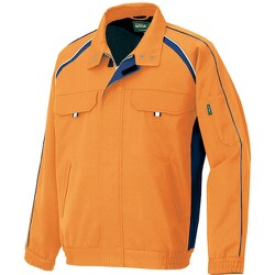 長袖ブルゾン（男女兼用）AZ1701 オレンジ 4L AZ1701-063-4L