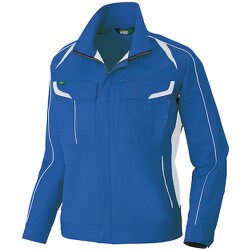 長袖ストレッチブルゾン（エコワーカーストレッチ） ブルー 5L AZ1901-006-5L