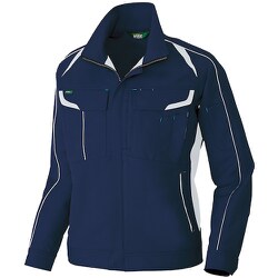 長袖ストレッチブルゾン(エコワーカーストレッチ) ネイビー M AZ1901-008-M