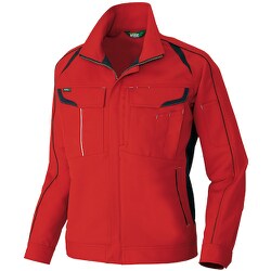 長袖ストレッチブルゾン(エコワーカーストレッチ) レッド SS AZ1901-009-SS