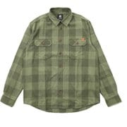 タマロロングスリーブシャツアジアンフィットメン メンズ シャツ marsh-dark marsh（40300） Lサイズ（日本：XLサイズ） 1015-01431