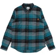 トロバットロングスリーブシャツアジアンフィットウィメン レディース シャツ strata-deep teal（00823） Lサイズ（日本：XLサイズ） 1015-01491