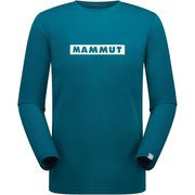 QDロゴプリントロングスリーブTシャツアジアンフィット メンズ カットソー deep teal PRT2(40327) Sサイズ(日本:Mサイズ) 1016-01030