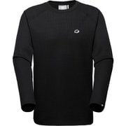 ワッフルロングスリーブアジアンフィット ユニセックス カットソー black（0001） Sサイズ（日本：Mサイズ） 1016-01810