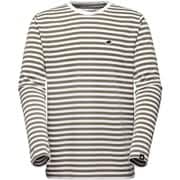 マムートストライプロングスリーブアジアンフィット ユニセックス カットソー marsh-white（40329） Lサイズ（日本：XLサイズ） 1016-01820