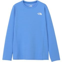 ロングスリーブQDミッドクルー レディース カットソー マリーナブルー（MN） Mサイズ NTW62516