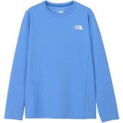 ロングスリーブQDミッドクルー レディース カットソー マリーナブルー（MN） Mサイズ NTW62516