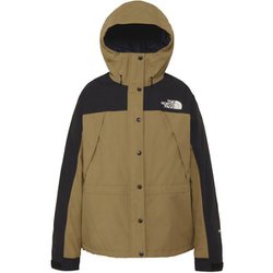 マウンテンライトジャケット レディース 防水ジャケット ブラック×クラシックカーキ（CK） XLサイズ NPW62550