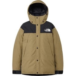 マウンテンダウンジャケット ユニセックス 防水ジャケット ブラック×クラシックカーキ(CK) Mサイズ ND92549