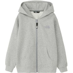 リアビューフルジップフーディ キッズ トップス 長袖 ミックスグレー（Z） 130サイズ NTJ62560