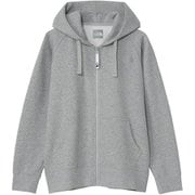 リアビューフルジップフーディ レディース スウェット ミックスグレー×グレー(ZZ) Sサイズ NTW12442