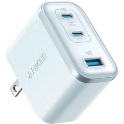 USB急速充電器 Anker Nano Charger 70W USB-C×2/USB-A×1 GaN搭載 ブルー A121AN31