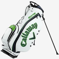 スタンド式キャディバッグ BG CG STN TOUR WHT/GRN 25 JM