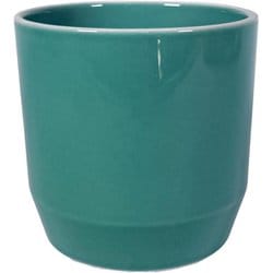 波佐見焼の植木鉢 植器 ブルー 100mm