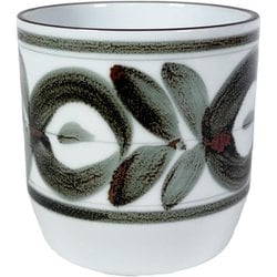 波佐見焼の植木鉢 植器 廻り花 茶 100mm