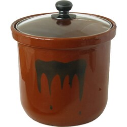 ガラス蓋付漬物容器 漬け太くん 5.4L