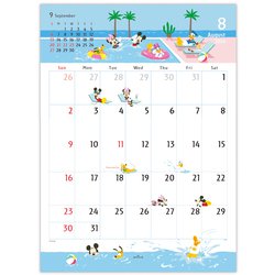 【2026年】壁掛けカレンダー♡ミッキー＆フレンズ　TDR限定 ディズニーリゾート限定 カレンダー 2026 壁掛け ミッキー