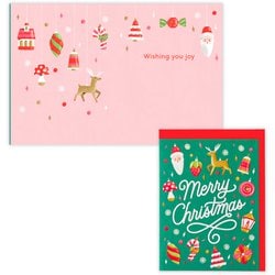 限定 クリスマスカード 立体カード 海外デザインカード UVクリスマスオーナメント XAP-847-104