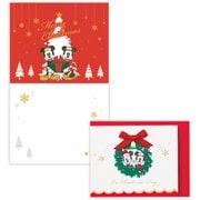 限定 クリスマスミニカード ディズニー ミッキーミニー/リースからミニ XBP-847-180