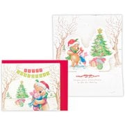限定 クリスマスミニカード ディズニー プー/ハグミニ XBR-847-197
