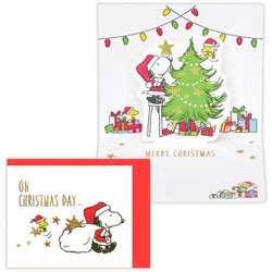 限定 クリスマスミニカード スヌーピー ツリーを飾ってミニ2 XBR-847-203