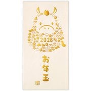 限定 年賀祝儀封筒 お札用 箔小物模様うま NME-847-937