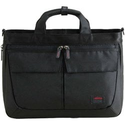 ビジネスバッグ NEOPRO REDPOINT（ネオプロ レッドポイント） 2ポケット トートバッグ ブラック NP2-120BK