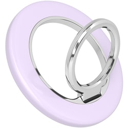 スマホリングスタンド Magsafe対応 マグネット式 360度回転 ペールアイリス MOT-SRING01-PU