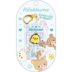 AB33803 リラックマ チョコレート風キーホルダー キイロイトリ