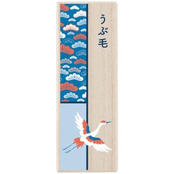 MUCG-E [産毛ケース E 水色/鶴松]