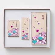 MKSG-H [はじめての3点セット H ピンク/波千鳥]