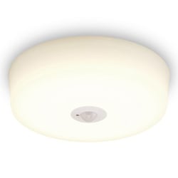LED小型シーリングライト 人感センサー付き 電球色 2000lm コンパクト 廊下・階段・トイレ・玄関・脱衣所 電気工事不要 光束時間約40,000時間 SCL20L-MS-H
