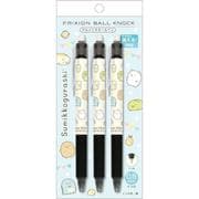 PR14501 すみっコぐらし フリクションボールノック ボールペン 0.5mm 黒 3本セット
