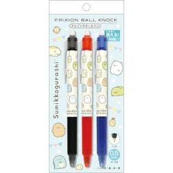 PR14601 すみっコぐらし フリクションボールノック ボールペン 0.5mm 黒・赤・青 3本セット