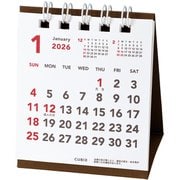 204028-01 [限定 2026年1月始まり カレンダー 卓上 プチプチ キュービックス・エムプラン ベーシック]