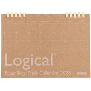 COC-CLTP-A502-26S [限定 2026 ロジカル卓上カレンダー ペーパーリング A5 クラフト]