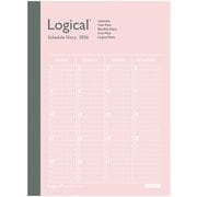 限定 2026 ロジカルダイアリー 月間ブロック A6 ピンク NS-A602-26AP