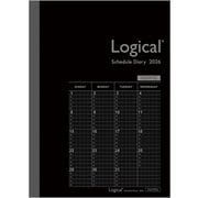 限定 2026 ロジカルダイアリー 月間ブロック B6 ブラック NS-B602-26BD