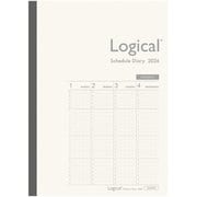 限定 2026 ロジカルダイアリー バ-チカル A5 ホワイト NS-A503-26BW