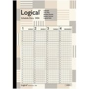 限定 2026 ロジカルダイアリー バ-チカル A5 ブロック NS-A503-26AS