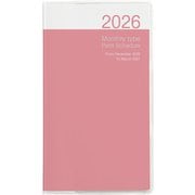 限定 2026 プチスケジュールマンスリー ピンク PSV-002-26P
