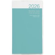 限定 2026 プチスケジュールマンスリー ブルー PSV-002-26B