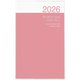 限定 2026 ノートダイアリー A5スリム ピンク NS-001-26P
