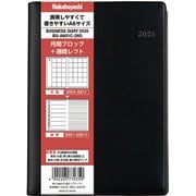 限定 2026 ビジネスダイアリー レフト A6 ブラック BU-A601C-26D