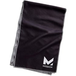 オリジナルクーリングタオル 冷感タオル BLACK 107102MIS
