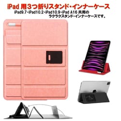 iPad用3つ折りスタンドインナーケース RM-0068PK