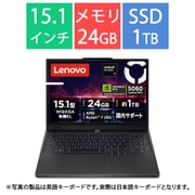 ゲーミングノートパソコン/Legion5 Gen10/15.1型/Ryzen 7-260/メモリ 24GB/SSD 1TB/GeForce RTX5060/Windows 11 Home/Microsoft 365 Basic(1年目無料)+Office Home & Business 2024/エクリプスブラック 83M0002WJP
